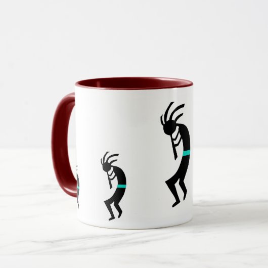 Kokopelli-Mok — Native American Flute Player Mok (Voorkant links)