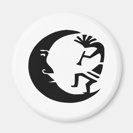 Kokopelli Moon Magneet (Voorkant)