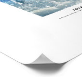 Kokopelli Mountain Spirit, witte buffel, sneeuw Poster (Hoek)