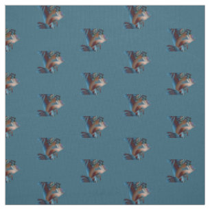 Kokopelli Music Blauwgroen Stof