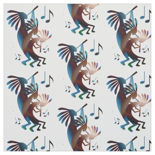 Kokopelli Music Stof (Swatch)