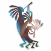 Kokopelli Music Vinyl Sticker (Voorkant)