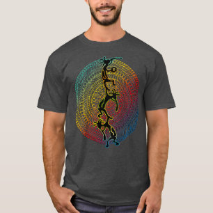 Kokopelli Musician Acrobat Mandala 1 Fan Fun T-shirt
