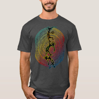 Kokopelli Musician Acrobat Mandala 1 Fan Fun T-shirt