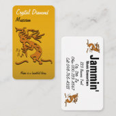 Kokopelli Musician Artwork Visitekaartje (Voorkant / Achterkant)