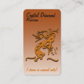 Kokopelli Musician Artwork Visitekaartje (Voorkant)