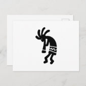 Kokopelli Musician Briefkaart (Voorkant / Achterkant)