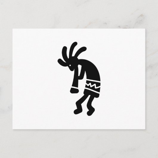 Kokopelli Musician Briefkaart (Voorkant)