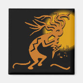 Kokopelli Musician Magneet (Voorkant)