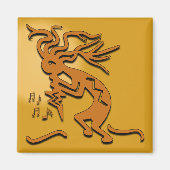 Kokopelli Musician Magneet (Voorkant)