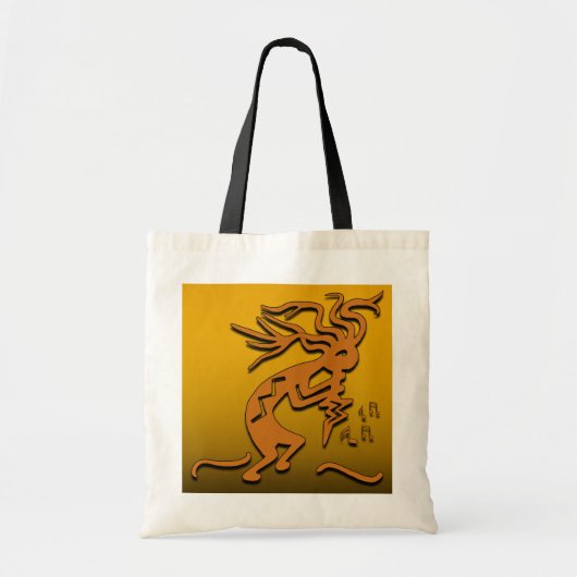 Kokopelli Musician Tote Bag (Voorkant)