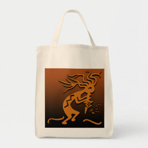 Kokopelli Musician Tote Bag