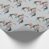 KOKOPELLI musicus trio + jouw ideeën Cadeaupapier (Hoek)