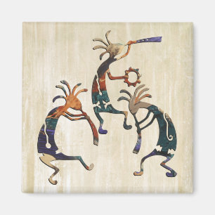 KOKOPELLI musicus trio + jouw ideeën Magneet