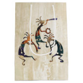 KOKOPELLI musicus trio + jouw ideeën Medium Cadeauzakje (Achterkant)