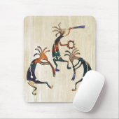 KOKOPELLI musicus trio + jouw ideeën Muismat (Met muis)