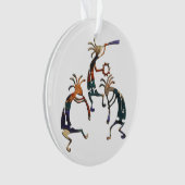 KOKOPELLI musicus trio + jouw ideeën Ornament (voorkant)