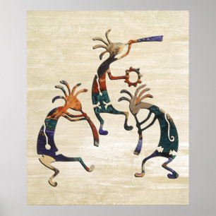 KOKOPELLI musicus trio + jouw ideeën Poster