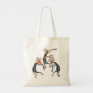 KOKOPELLI musicus trio + jouw ideeën Tote Bag