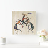 KOKOPELLI musicus trio + jouw ideeën Vierkante Klok (Huis)