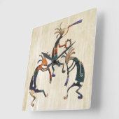 KOKOPELLI musicus trio + jouw ideeën Vierkante Klok (Hoek)