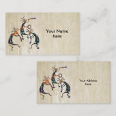 KOKOPELLI musicus trio + jouw ideeën Visitekaartje (Voorkant / Achterkant)