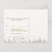 Kokopelli Muziek Tribal Wedding RSVP Uitnodiging Briefkaart (Achterkant)