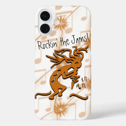 Kokopelli Muzikale Feestmaker Fluitspeler Case-Mate iPhone Case (Achterkant)