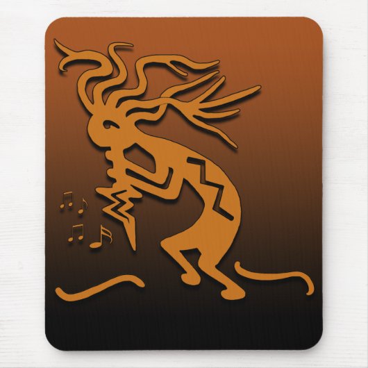 Kokopelli Muzikant Muismat (Voorkant)