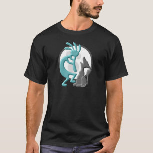 Kokopelli Native American Duet T-shirt