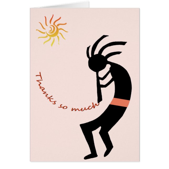 Kokopelli — Native American Flute Player (Voorkant)