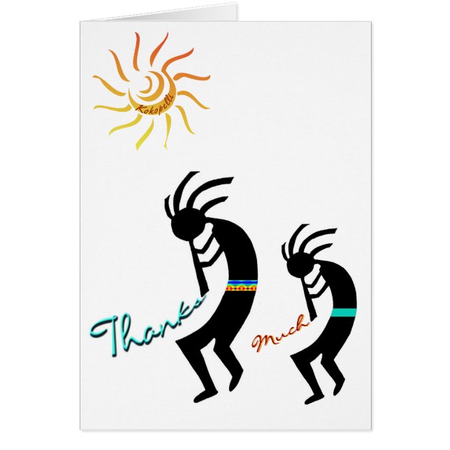 Kokopelli, Native American Flute Players (Voorkant)