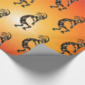 Kokopelli Native American Gift Wrapping Paper Cadeaupapier (Hoek)