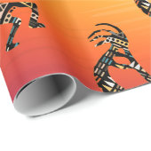 Kokopelli Native American Gift Wrapping Paper Cadeaupapier (Rol Hoek)
