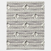 Kokopelli - Native Amerikaans naadloos patroon 1 Fleece Deken (Voorkant)
