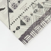 Kokopelli - Native Amerikaans naadloos patroon 1 Fleece Deken (Hoek)