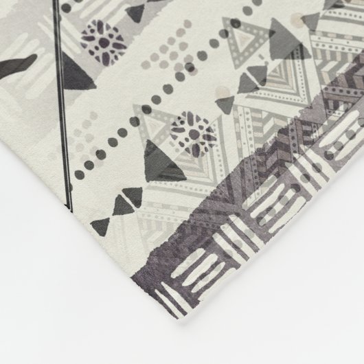 Kokopelli - Native Amerikaans naadloos patroon 1 Fleece Deken (Hoek)