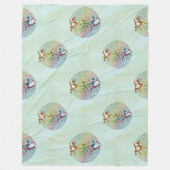 Kokopelli - Native Amerikaans naadloos patroon 5 Fleece Deken (Voorkant)