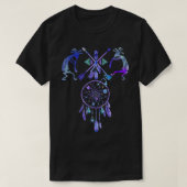 Kokopelli Native Amerikaanse Folklore Elementen II T-shirt (Design voorkant)