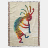 KOKOPELLI-ornamenten en uw ideeën Deken (Voorkant Verticaal)