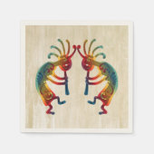 KOKOPELLI-ornamenten en uw ideeën Servetten (Voorkant)