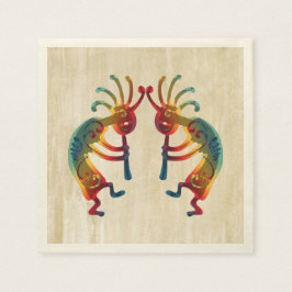 KOKOPELLI-ornamenten en uw ideeën Servetten