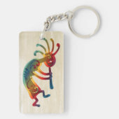 KOKOPELLI-ornamenten en uw ideeën Sleutelhanger (achterkant)