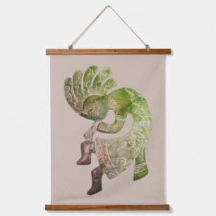 Kokopelli Pastel Southwest Hangend Wandkleed