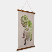 Kokopelli Pastel Southwest Hangend Wandkleed (Gebogen)