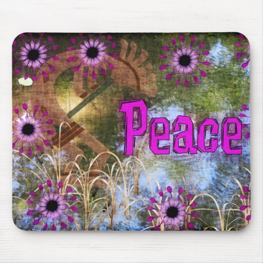 Kokopelli Peace Muismat (Voorkant)