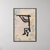 Kokopelli Petroglyf Canvasprint Canvas Afdruk (Voorkant)