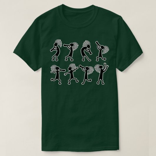 Kokopelli Petroglyph T-shirt (Design voorkant)