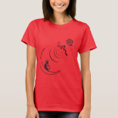 Kokopelli Petroglyphs Rock Art T-shirt (Voorkant)