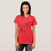 Kokopelli Petroglyphs Rock Art T-shirt (Voorkant volledig)